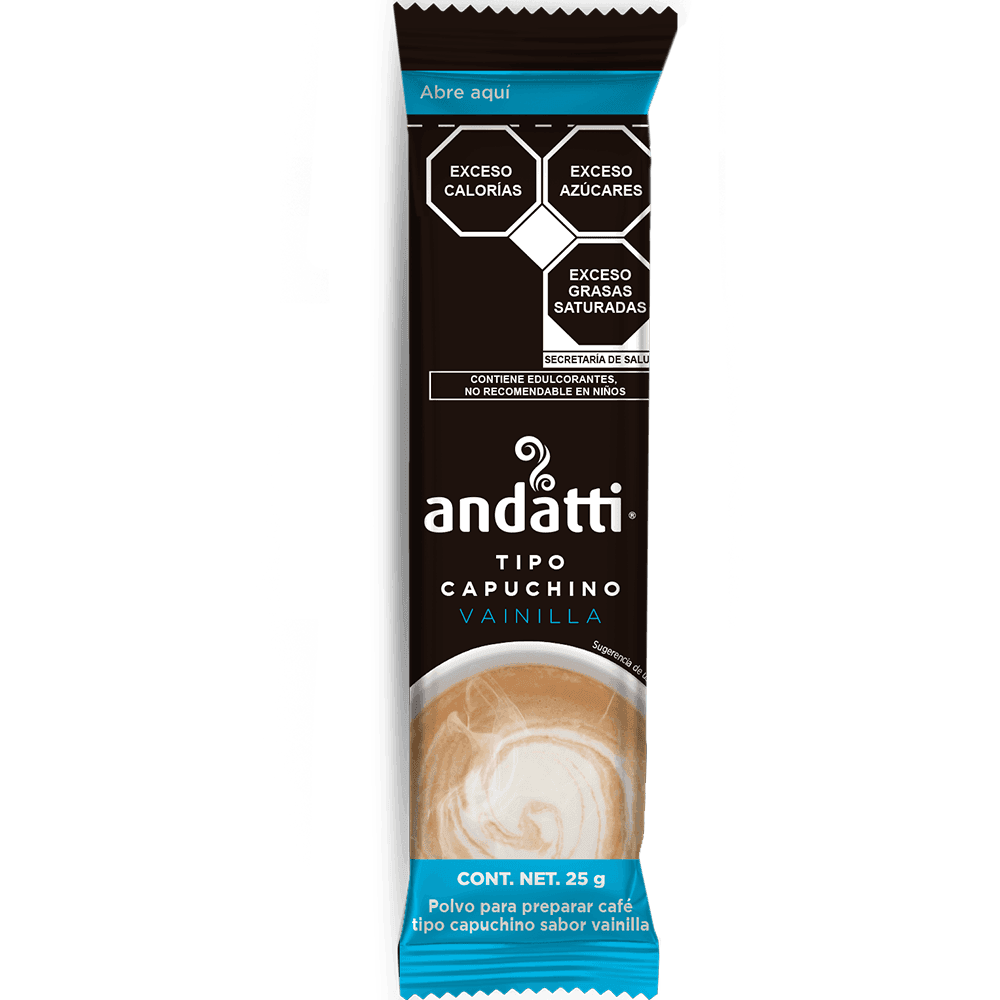 SACHET ANDATTI CAPUCHINO VAINILLA 25GR