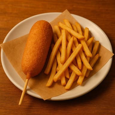 Banderilla Coreana Con Papas