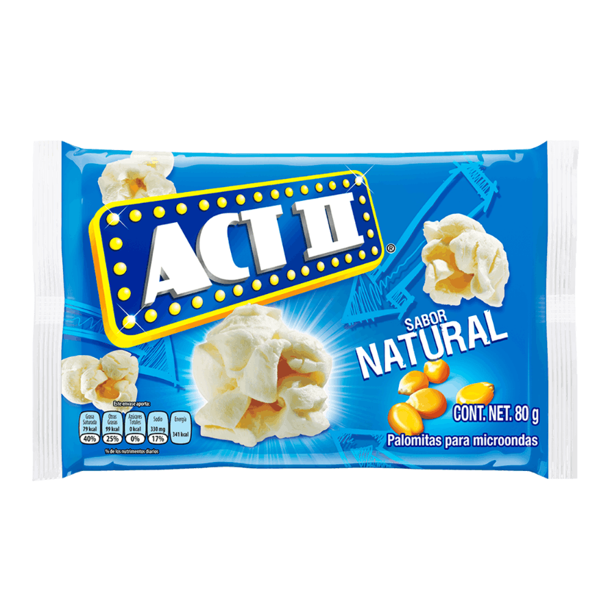 ACT II PALOMITAS NATURALES 80GR