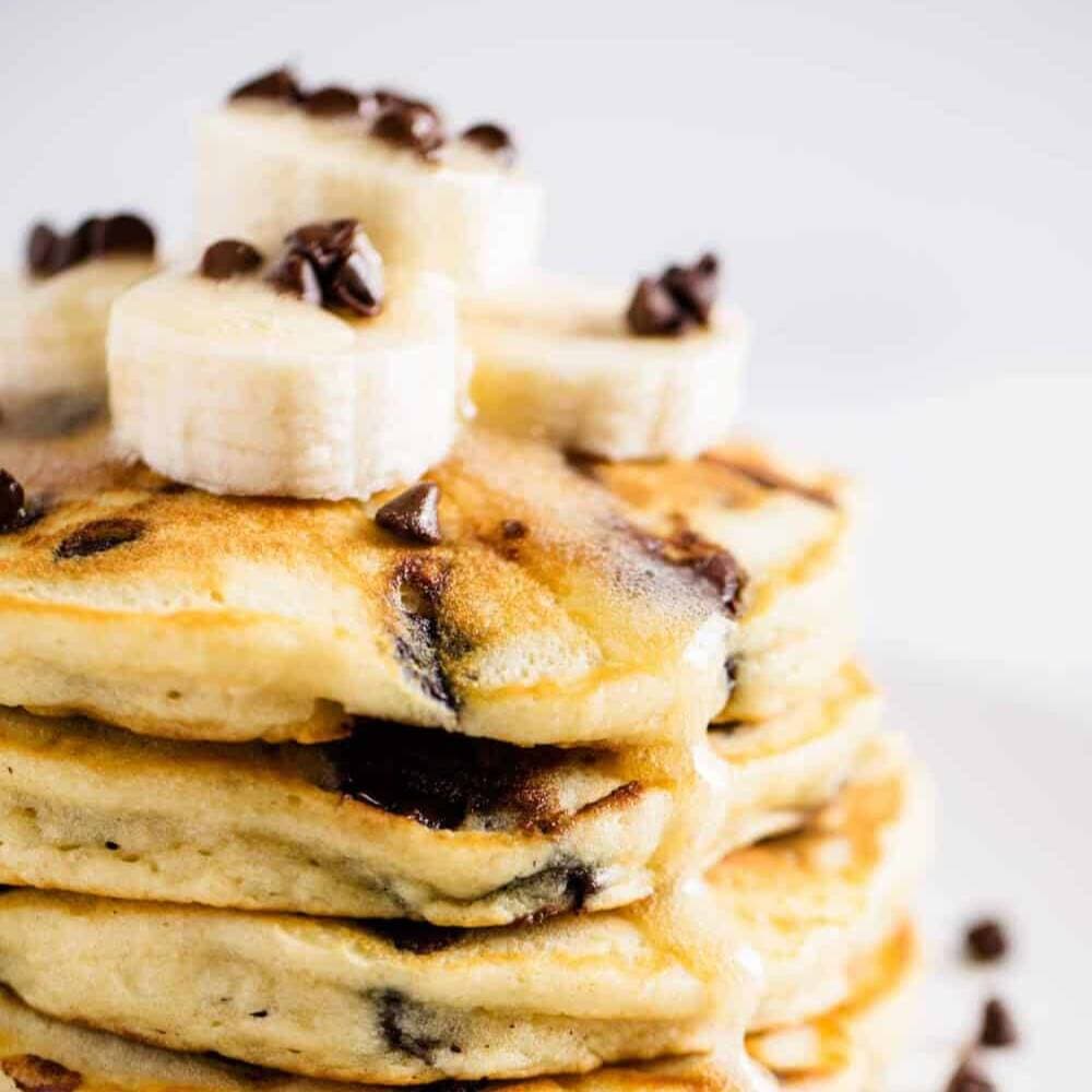 Combo Pancakes con Chips de Chocolate