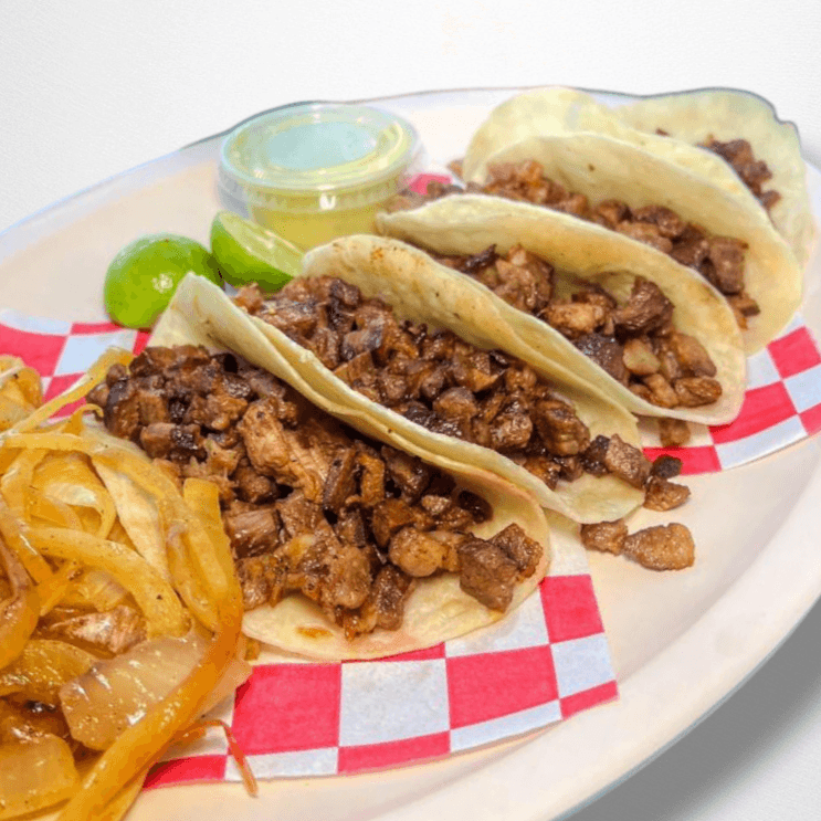 Tacos de Sirloin en Harina