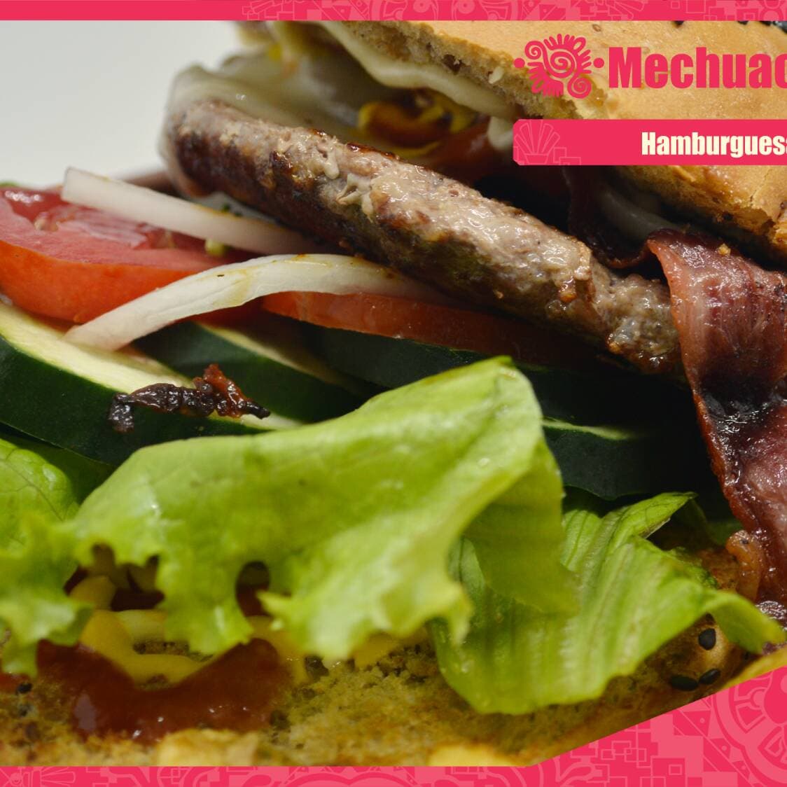 Hamburguesa de Res con queso y papas.