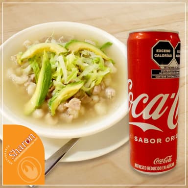 POZOLE + COCA COLA
