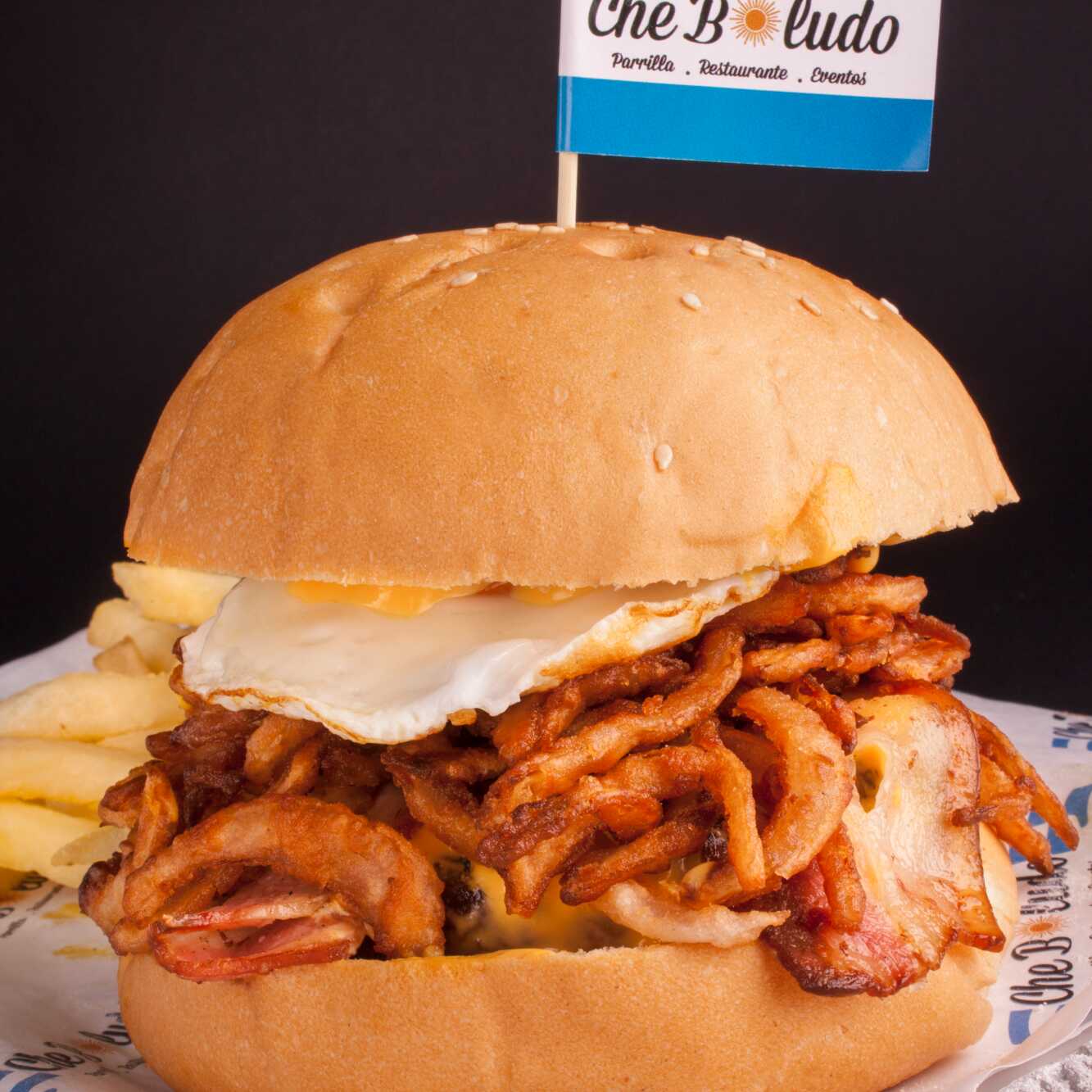 1 Ham. Monumental + Papas + Gaseosa