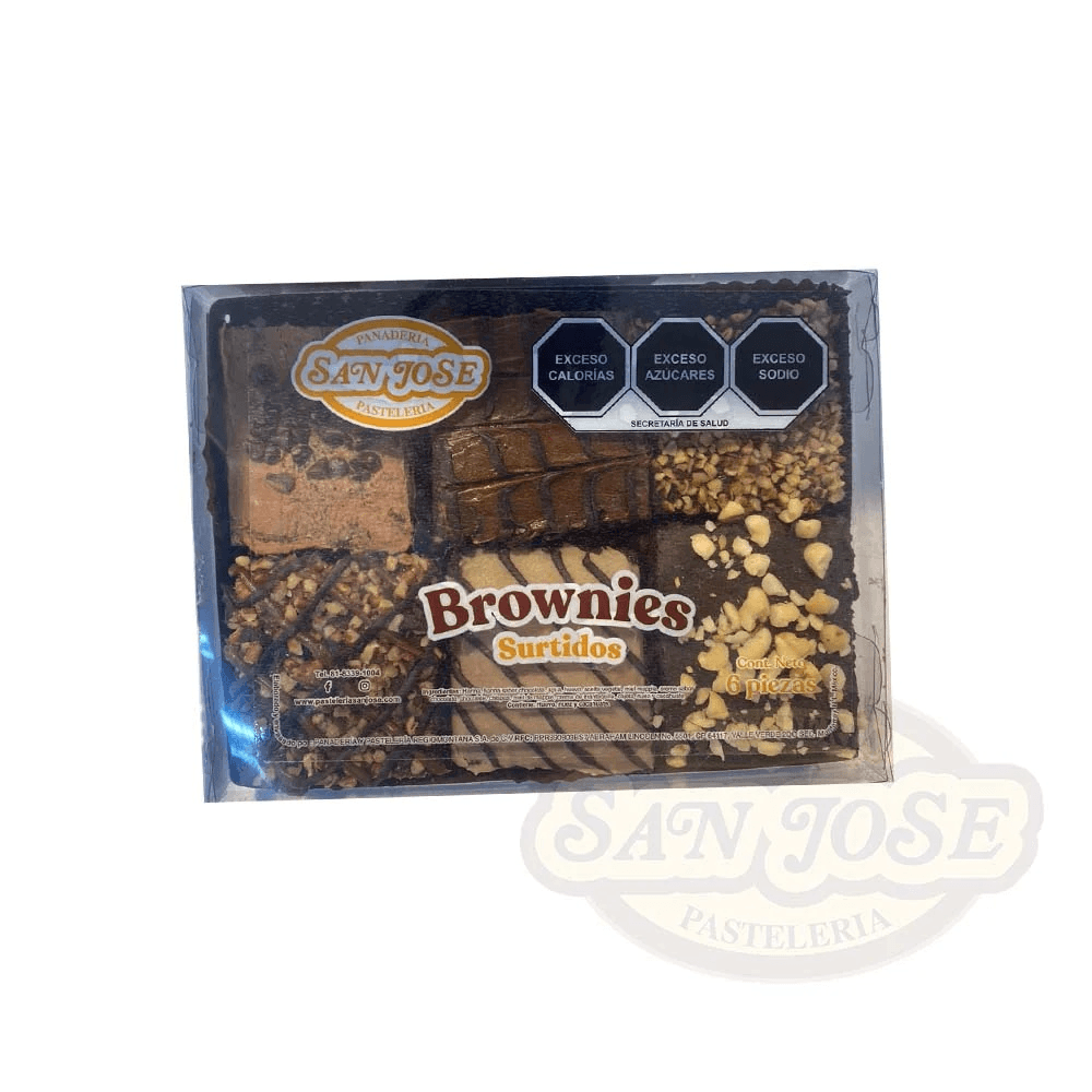 BROWNIE 6 PIEZAS