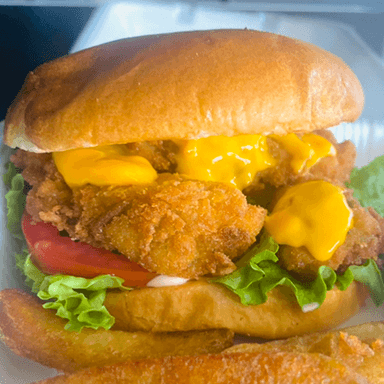 Chicken Burger🍔🍟🍗🐔