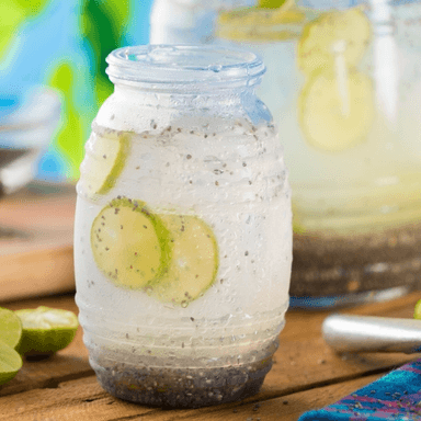 Agua limón con chía 500 ml