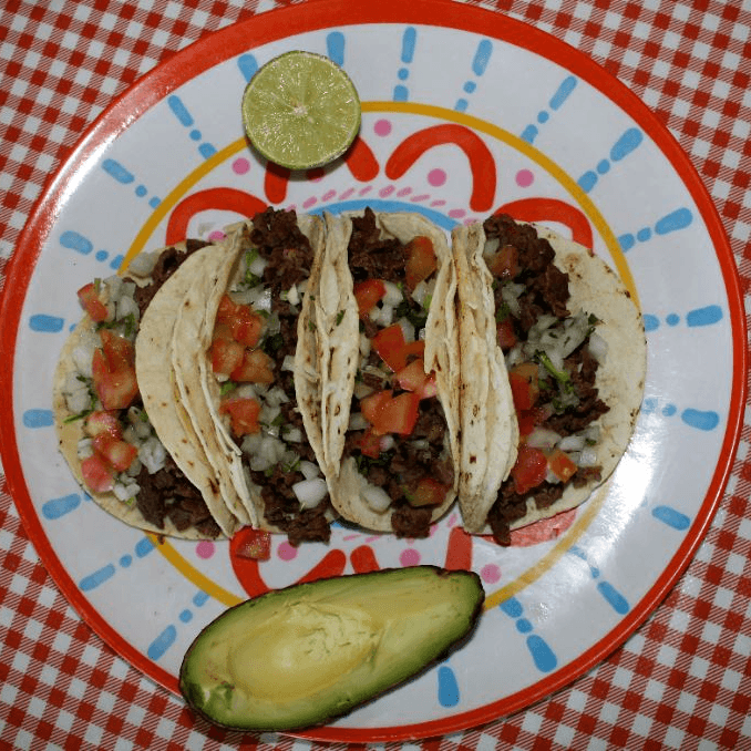 TACOS DE SIRLOIN TORTILLA MAIZ