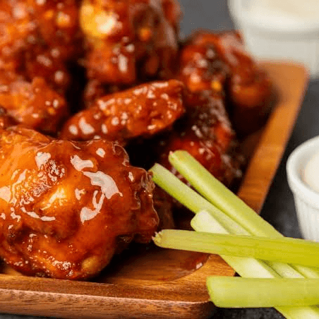 Alitas mango habanero gourmet