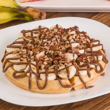 Waffle Nutella y Plátano