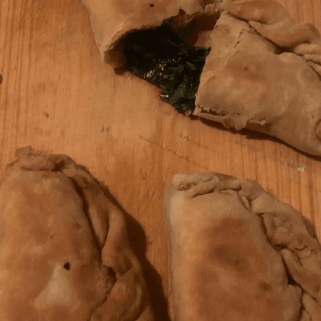 Empanas de espinaca con queso