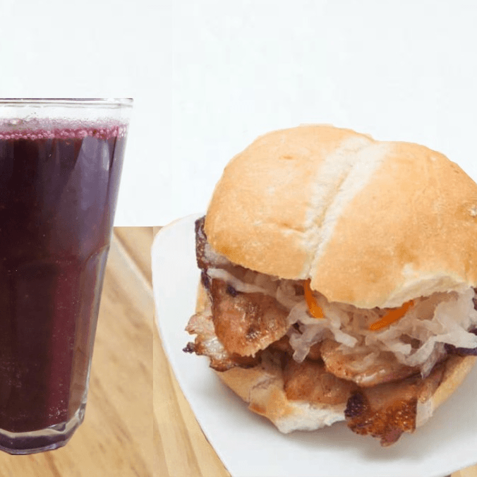 Combo Sanguche Chanchito Oriental + Chicha Morada