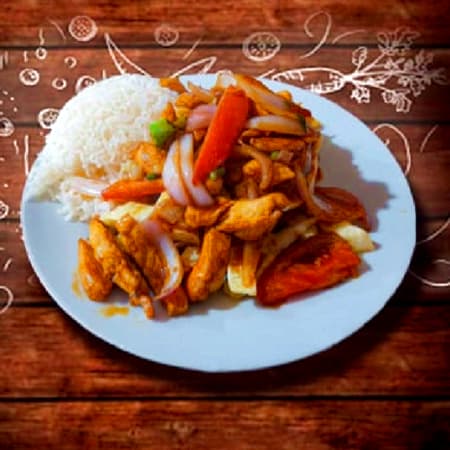 Saltado de Pollo