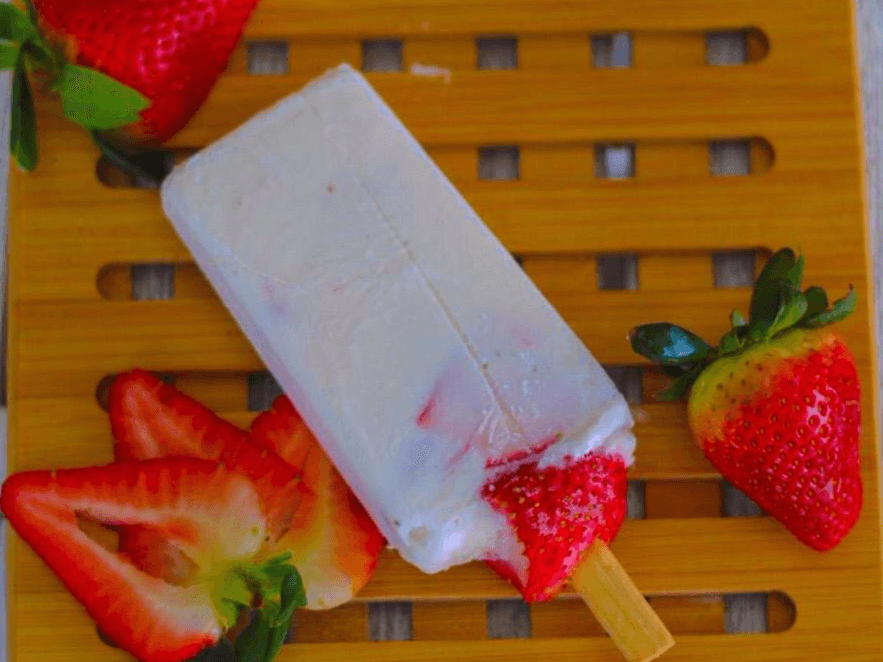 Fresas con crema
