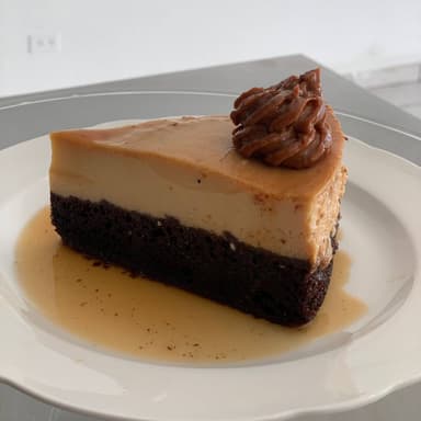 Rebanada Chocoflan