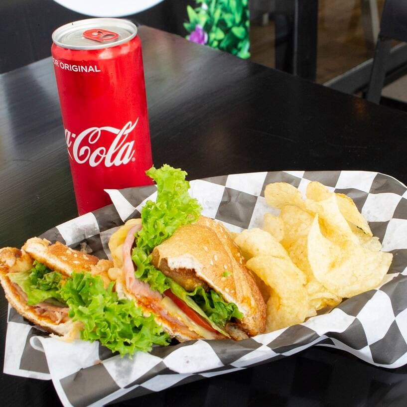 Baguette Hawaiana + Refresco