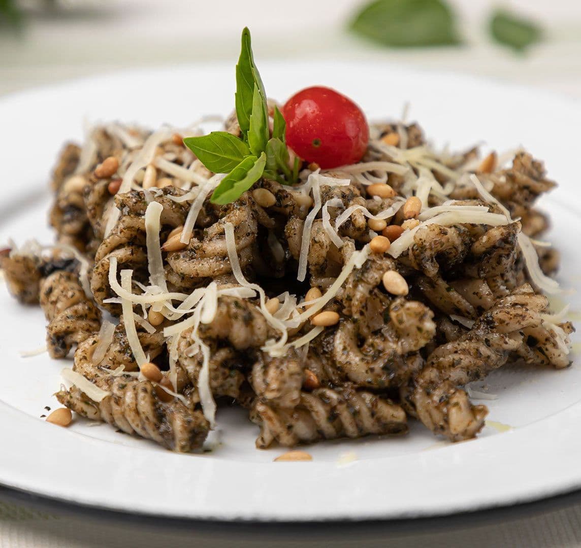 Pasta pesto basílico
