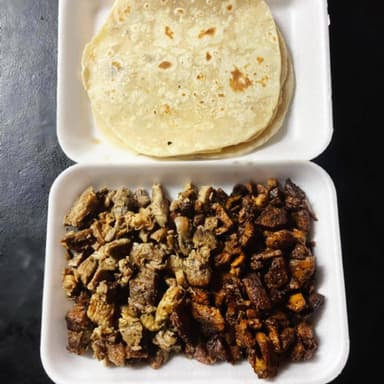 Media Orden de Carne C/6 Tortillas