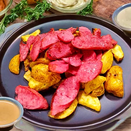 Choripapas clasico