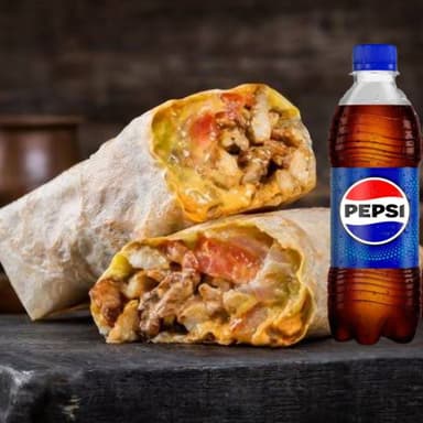 2 Shawarma Especiales + 1 PEPSI 355mp