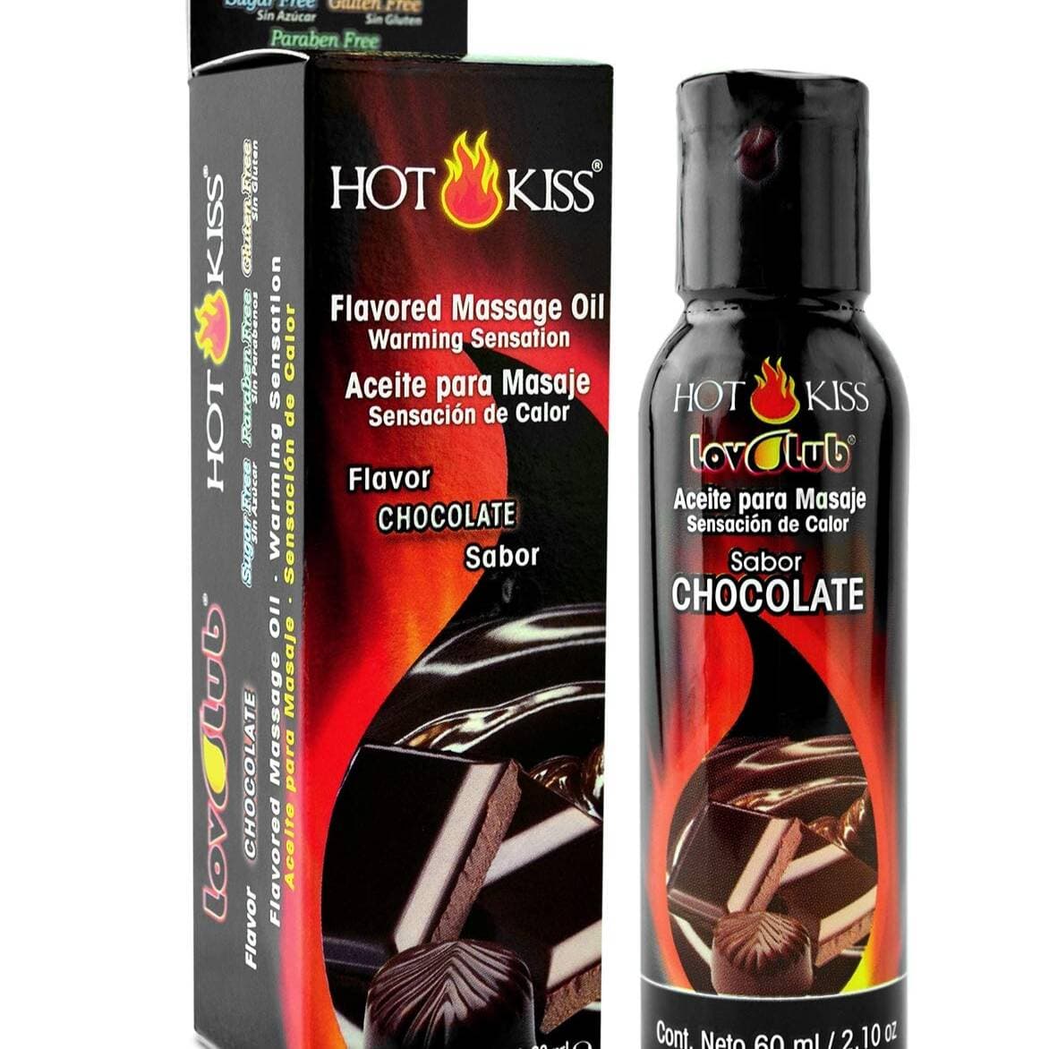 LOVLUB HOT KISS ACEITE MASAJE CHOCOLATE 60 ML