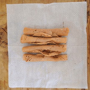4 Flautas doradas de pollo