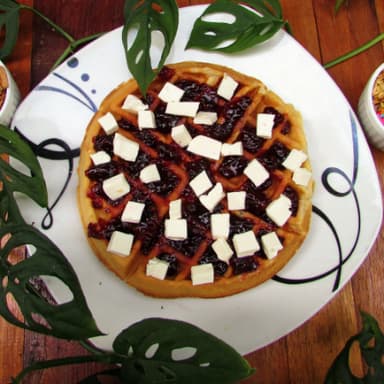 Waffle Queso Mora