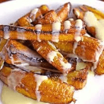 Plátanos Fritos con Lechera