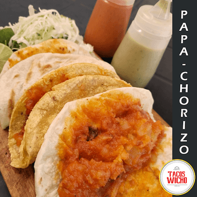 PAPA CON CHORIZO