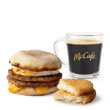 McCombo Egg McMuffin Salchica Doble Tasty