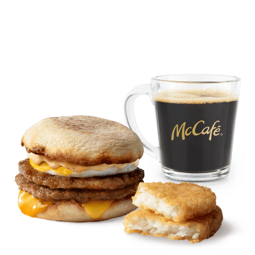 McCombo Egg McMuffin Salchica Doble Tasty