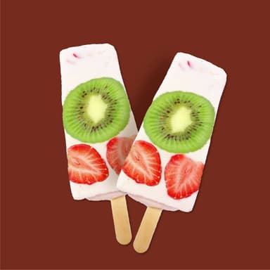 Paleta de Yogurt con Frutas