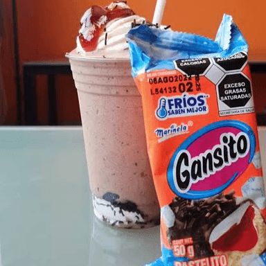 Frappé de Gansito.