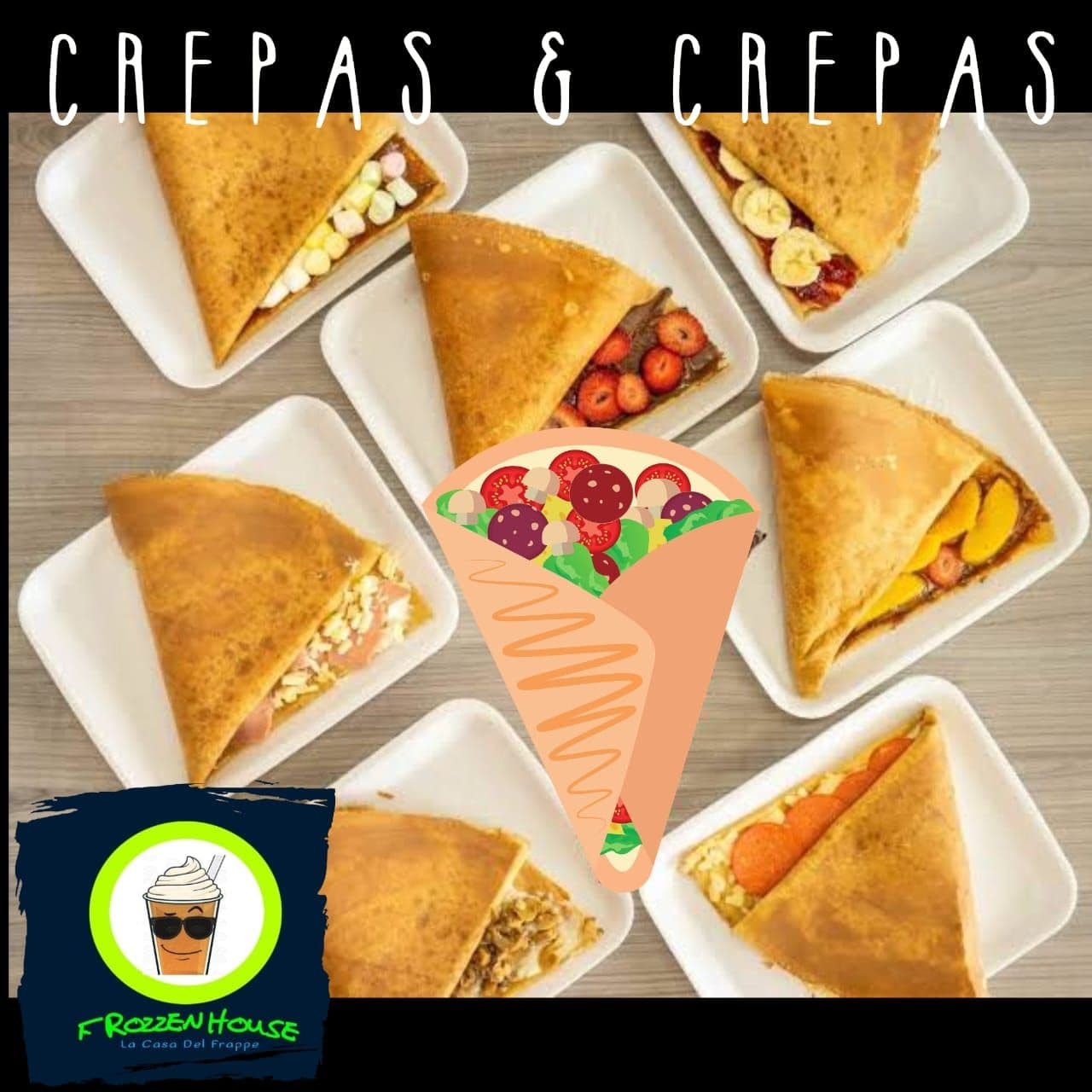 3 Crepas de 1 Ingrediente