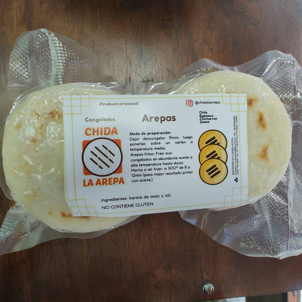 Arepas 6 Unidades. (conge)