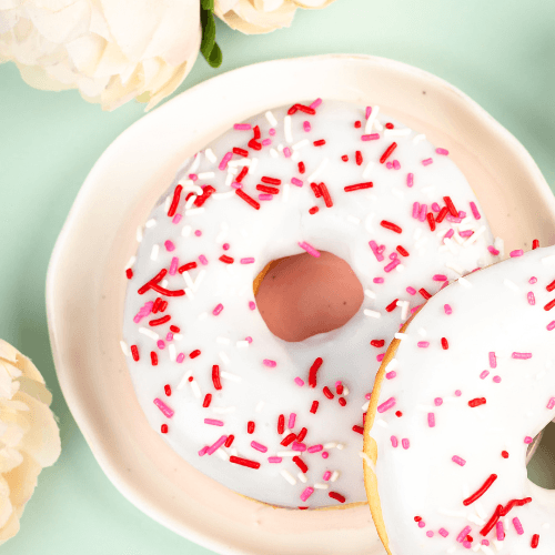 Vanilla Sprinkle Donut