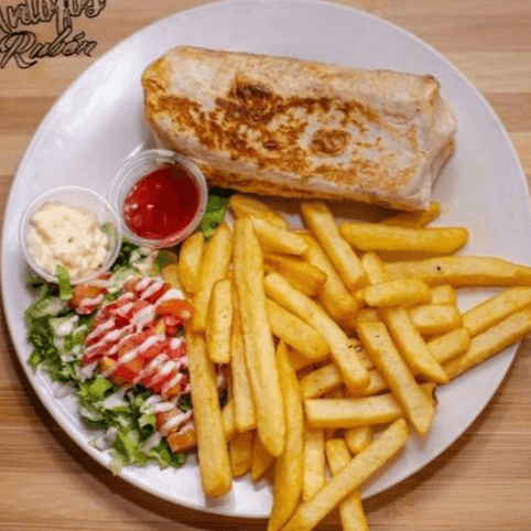 Burrito con Papas