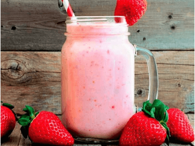 Malteada de Fresa