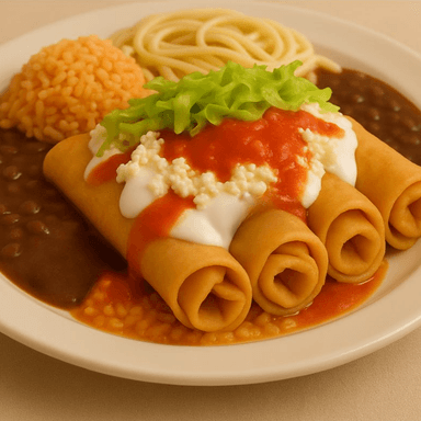 Comida Corrida - Tacos Dorados de Pollo