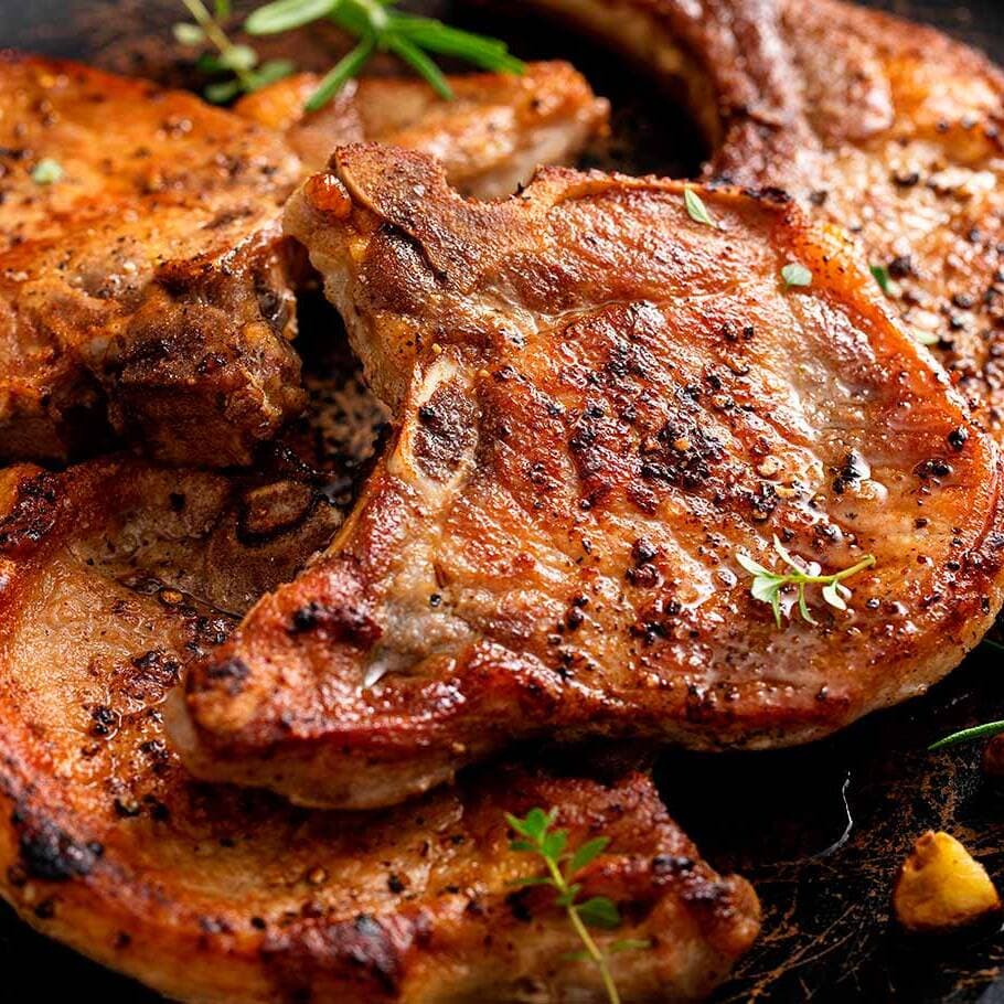 chuletas a la plancha