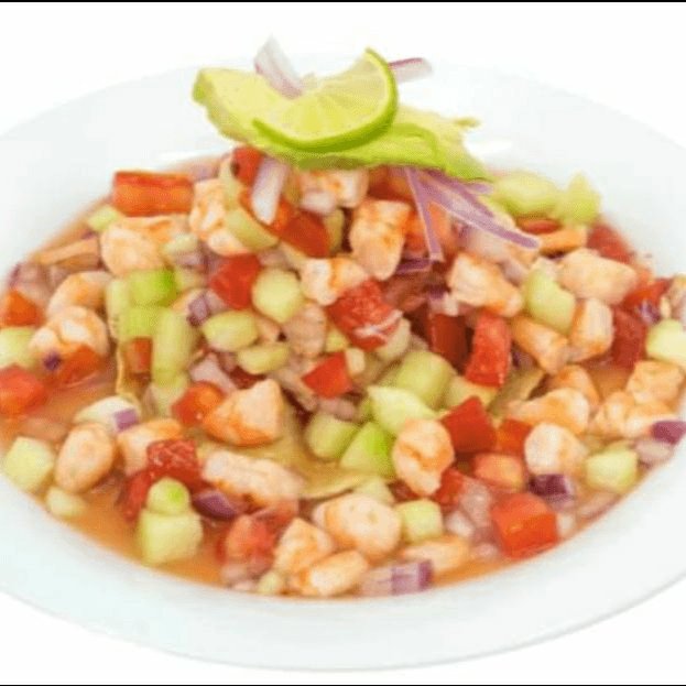 Tostada Mixta Crudo y Cocido