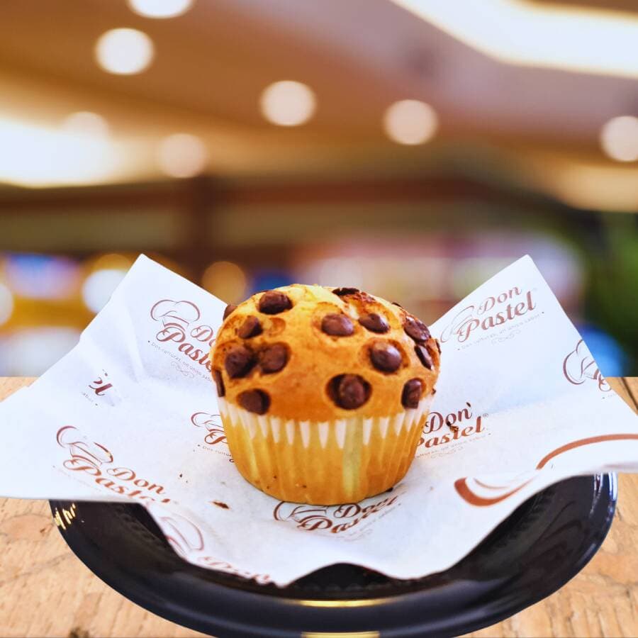 Muffin de Vainilla con Fudge
