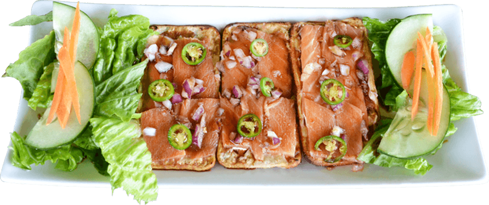 Tostadas De Salmón