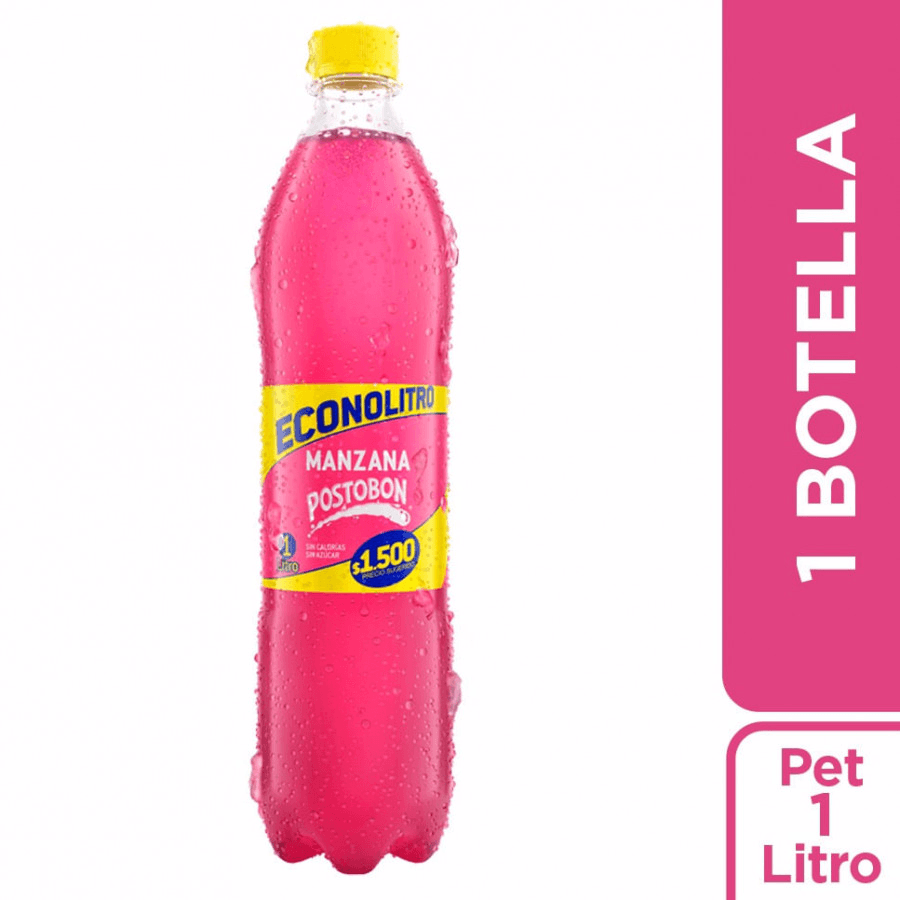 Manzana Postobon pet 1 Litro