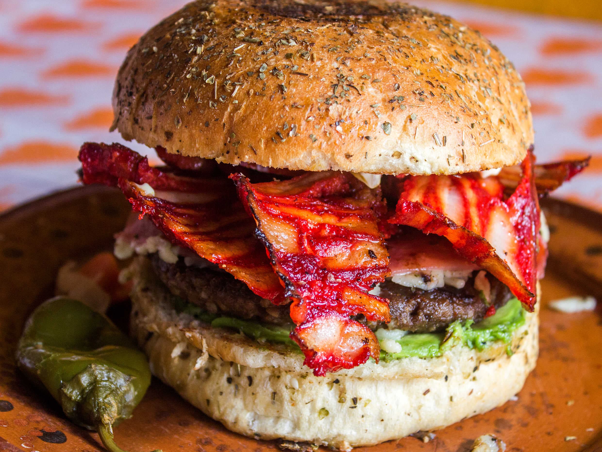 Hamburguesa Con Trompo