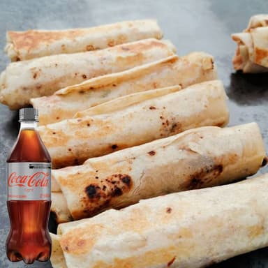 Combo Burritos + Coca Cola Light 600 Ml