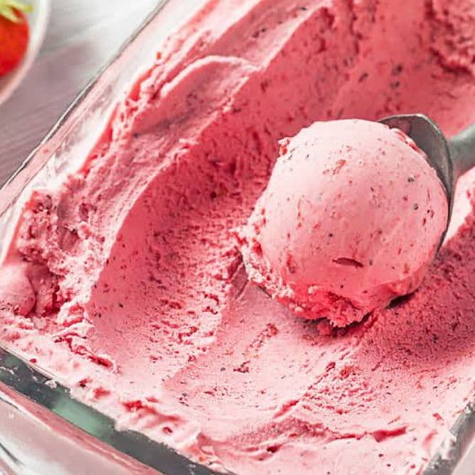 Helado de Fresa  4 Oz