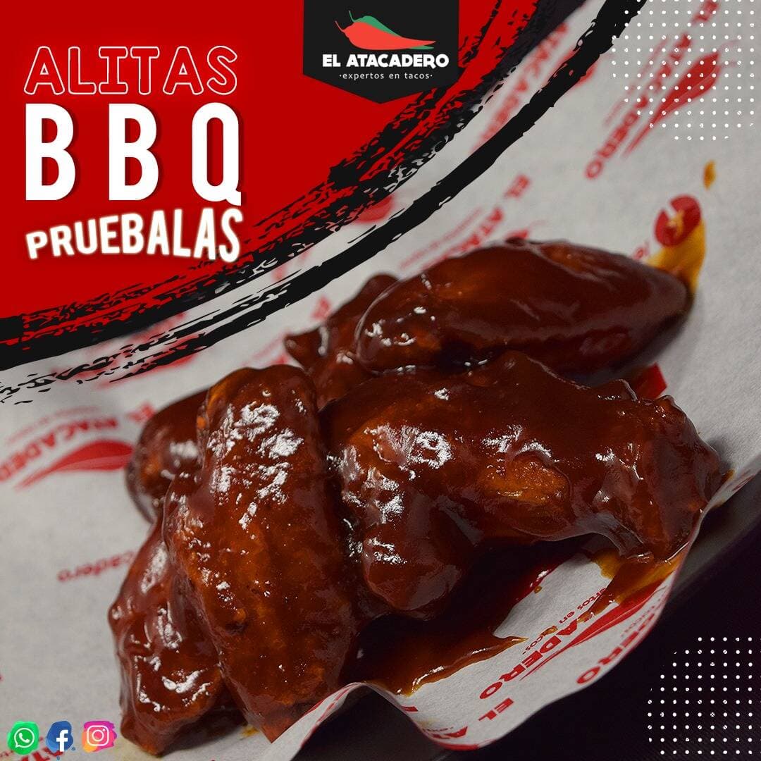 Alitas de Pollo BBQ 12 Piezas