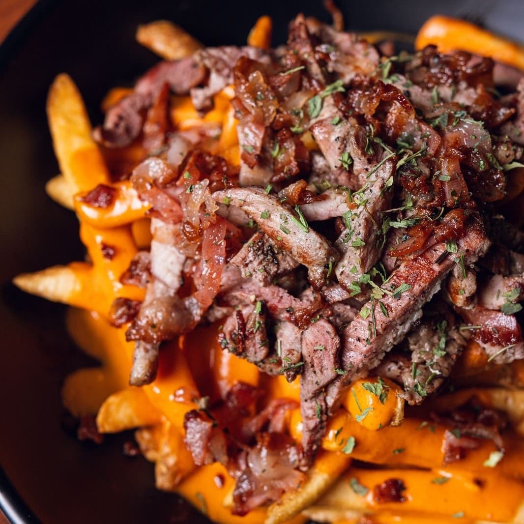 Papas con Arrachera