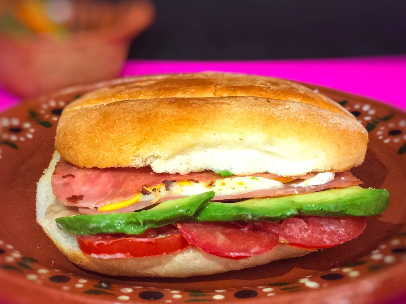 Torta de 3 Quesos con Jamón de Pavo